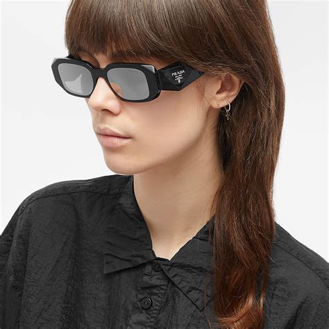 prada symbole sunglasses spr17w in black|Prada PR 17WS S (49 .